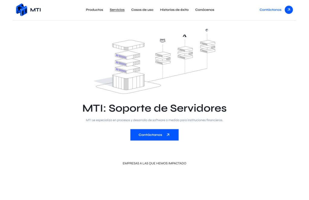 MTI sitio web, Superficial Design